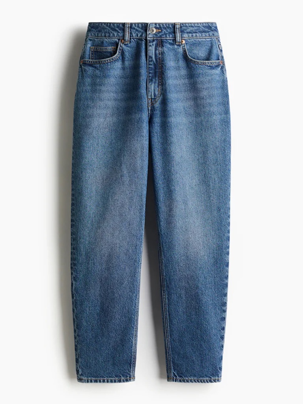 H&M NWT classic mom fit Relaxed tapered leg blue Jeans